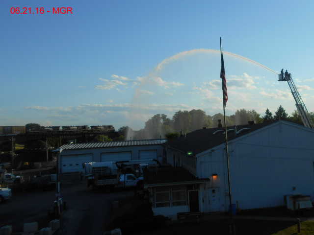 Sightings 06.21.16 / Train and Ladder Truck, K