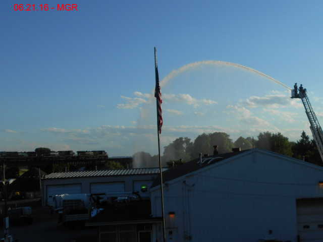 Sightings 06.21.16 / Train and Ladder Truck, K