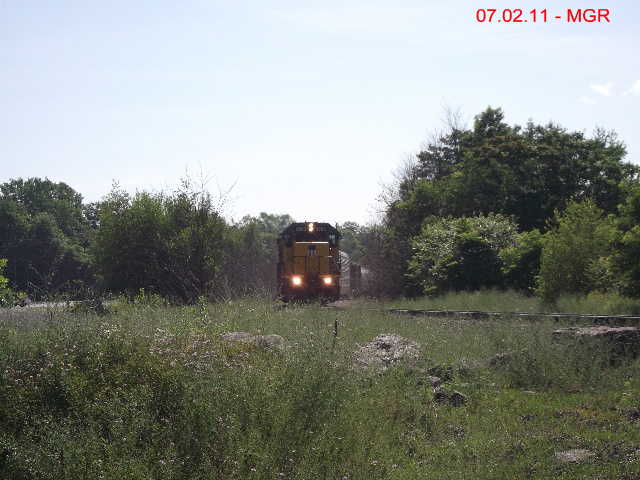 Sightings 07.02.11  /  Ex UP Unit Heads Trains Southbound thru Hudson