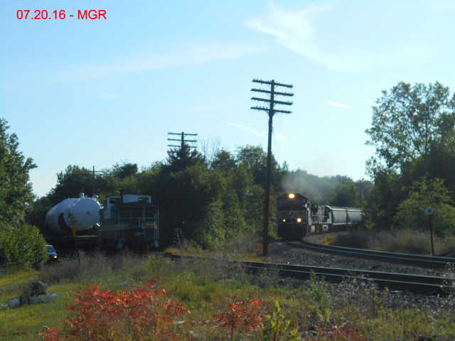 Sightings 07.20.16 / High and Wide, Northbound Train at Hudson
