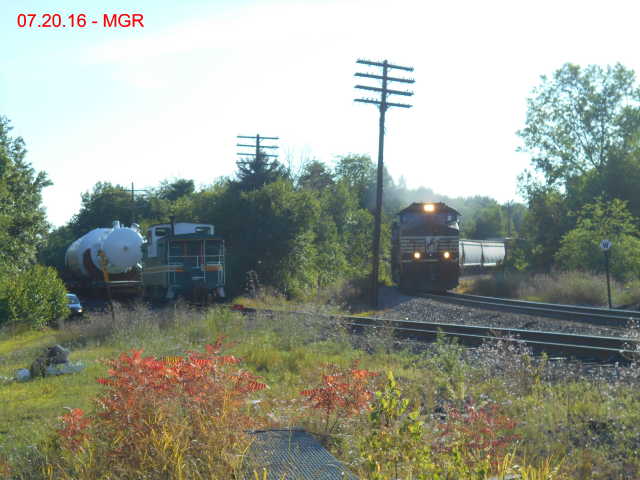 Sightings 07.20.16 / High and Wide, Northbound Train at Hudson