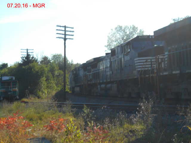 Sightings 07.20.16 / High and Wide, Northbound Train at Hudson