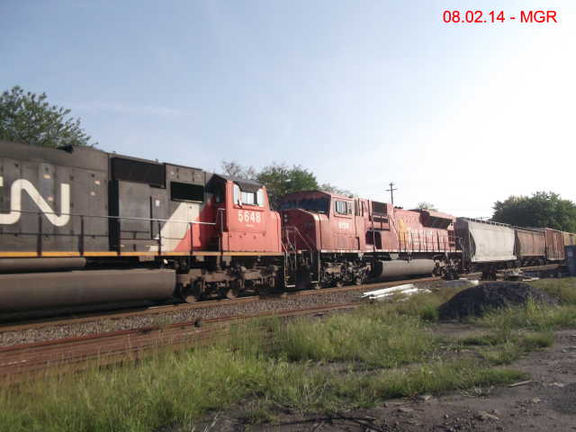 Sightings 08.02.14  /  Southbound at Hudson, PA