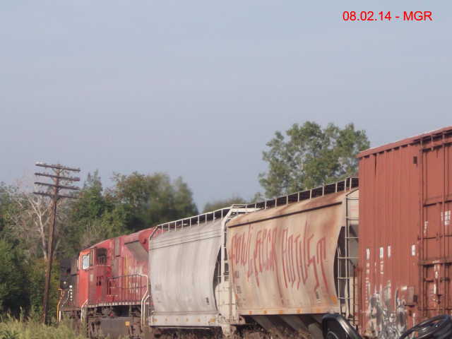 Sightings 08.02.14  /  Southbound at Hudson, PA