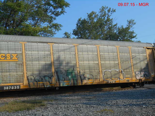 Sightings 09.07.15   /  SB at Plains, With Autoracks