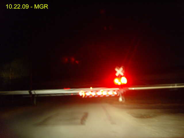 Sightings 10.22.09 / Oak Street, Hudson at Night