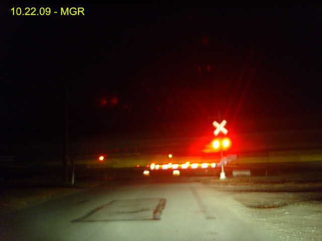 Sightings 10.22.09 / Oak Street, Hudson at Night