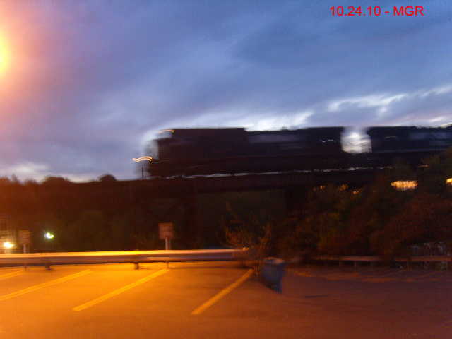 Sightings 10.24.10  /  Train at Night on Gauntlet