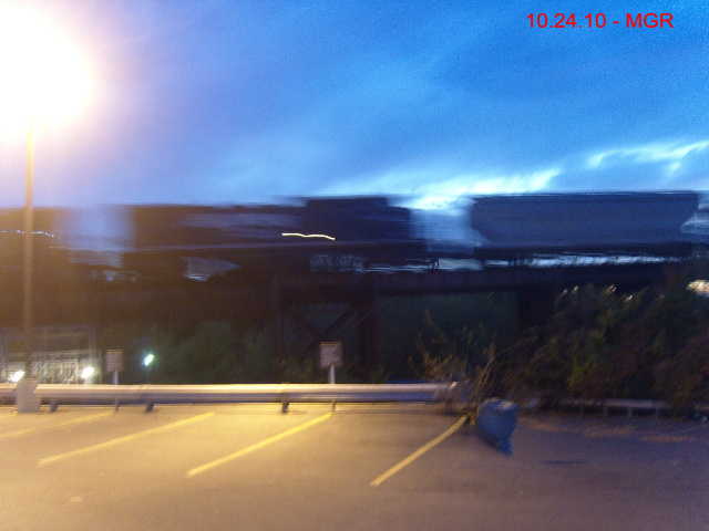 Sightings 10.24.10  /  Train at Night on Gauntlet