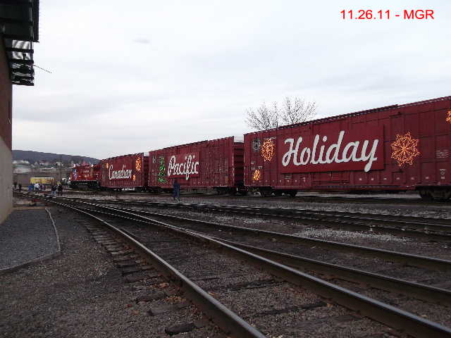 Sightings 11.26.11  / CP Christmas Train At Steamtown