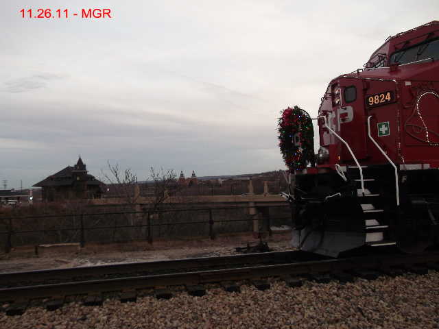 Sightings 11.26.11  / CP Christmas Train At Steamtown