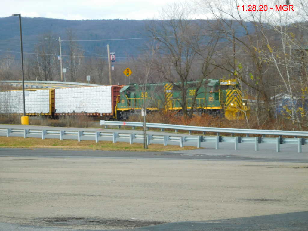 Sightings 11.28.20 / R&N On The Former Bloom Line At Duryea