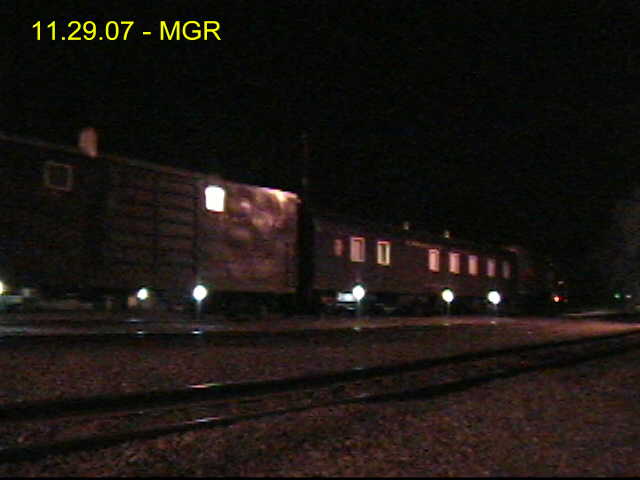 Sightings 11.29.07 / Inspection Train at Taylor