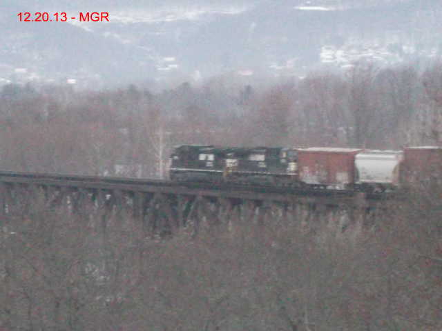 Sightings 12.20.13   /  Train Crosses Gauntlet