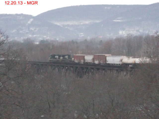 Sightings 12.20.13   /  Train Crosses Gauntlet