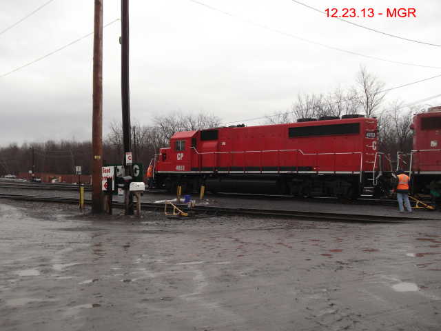 Sightings 12.23.13  /  CP Units At Taylor Yard