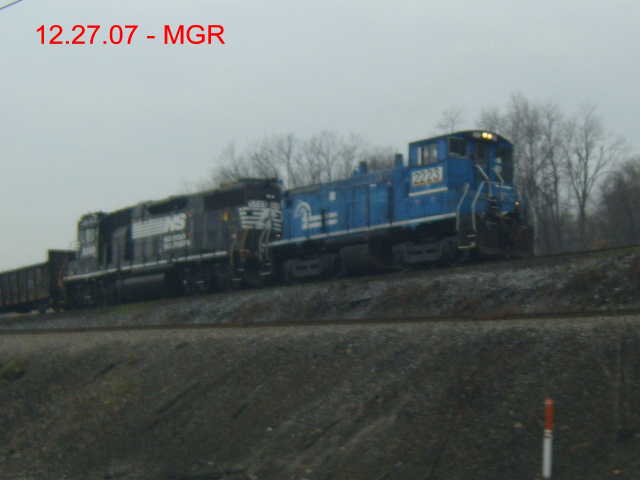 Sightings 12.27.07 /  Foggy at Enola and Rockville Bridge