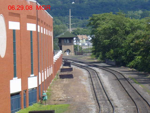 Trackwork on Pocono Main, Scranton